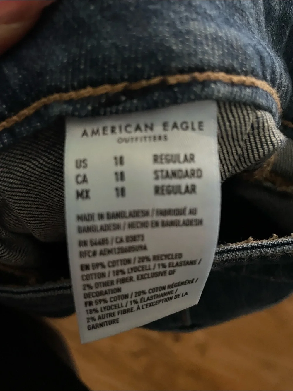 American Eagle Outfitters Women’s Dark Blue Bootcut Jeans